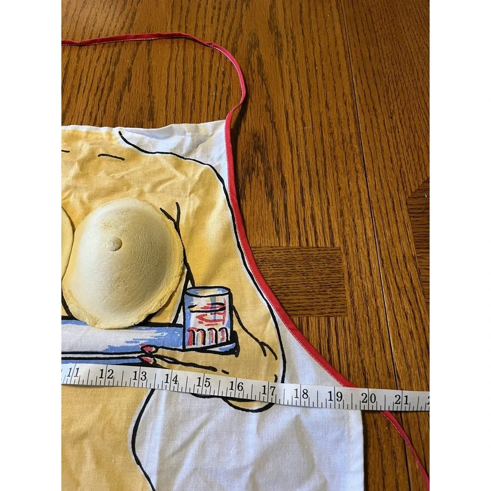 Grill Apron Bikini Squishy Breast Come Get It Tie Back Funny Silly